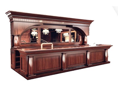 18-Solid wood bar